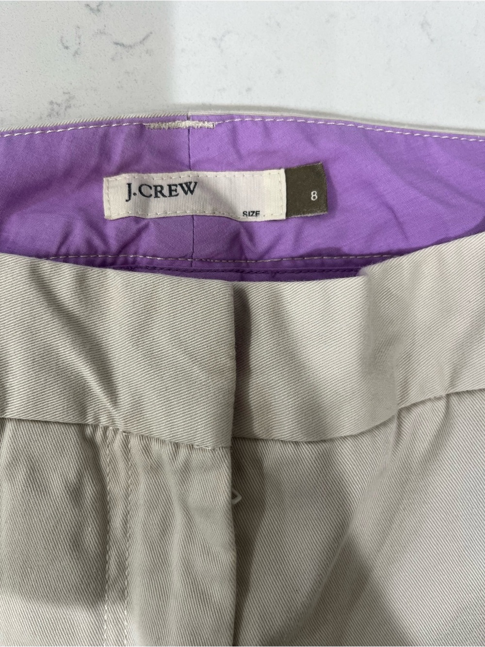 J. Crew Lavender Fleece-Lined Jacket